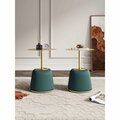 Manhattan Comfort Anderson End Table 1.0 in Green 2-ET004-GR